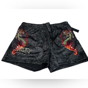 Ed Hardy Men’s COBRA FLAME MESH SHORT XXL NWT